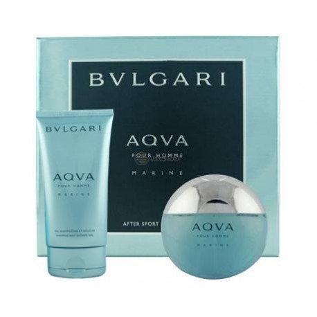 comprar perfumes online hombre BVLGARI AQVA POUR HOMME MARINE EDT 100 ML + GEL 100 ML SET