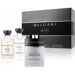comprar perfumes online hombre BVLGARI MAN EXTREME EDT 60 ML + GEL 40 ML + A/S 40 ML SET REGALO