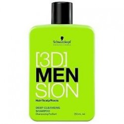 comprar acondicionador SCHWARZKOPF 3D MEN SION CHAMPÚ ANTI GRASA 250 ML