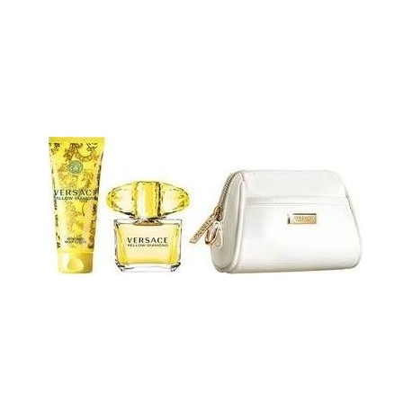 comprar perfumes online VERSACE YELLOW DIAMONDS EDT 90 ML + B/L 100 ML + NECESER SET OFERTA mujer