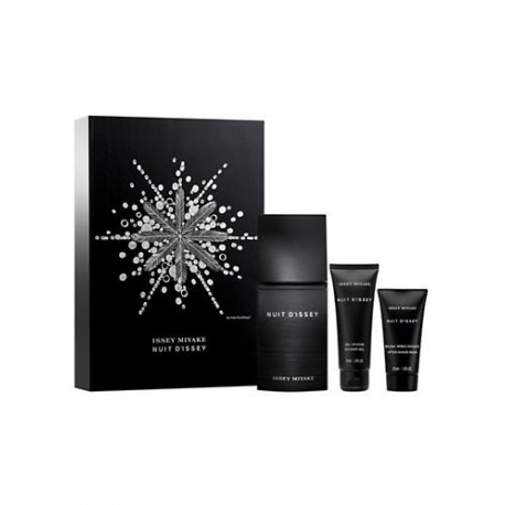 ISSEY MIYAKE LA NUIT D´ISSEY EDT 125 ML +S/GEL 75 ML + A/SHAVE BALM 50 ML SET REGALO