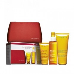 CLARINS SUN PROTECTION ESSENTIALS SPF 30 ML 4 PIEZAS SET REGALO