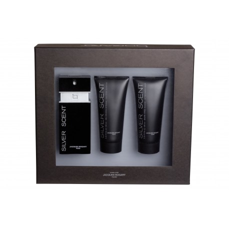 comprar perfumes online hombre JACQUES BOGART SILVER SCENT EDT 100 ML+A/S BALM 100ML+S/G 100ML SET