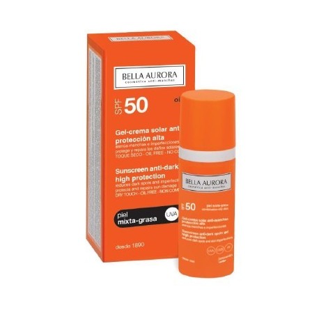 BELLA AURORA PROTECTOR SOLAR SPF 50 + MIXTAS/ GRASAS 50 ML