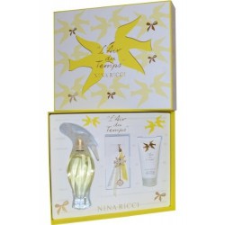 comprar perfumes online NINA RICCI L´AIR DU TEMPS EDT 100 ML + B/L 50 ML + CHARM NINA RICCI SET mujer