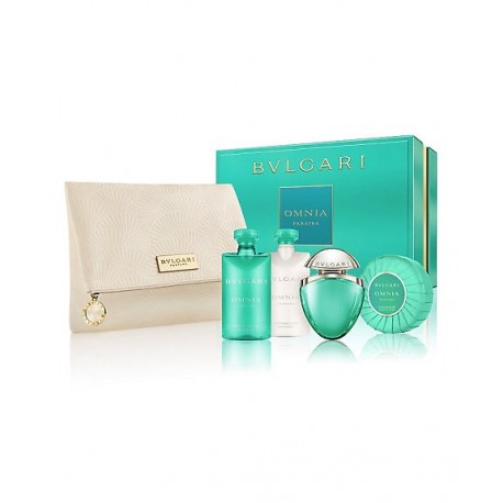 comprar perfumes online BVLGARI OMNIA PARAIBA EDT 25 ML + S/G+ B/L+ JABON+ NECESER SET REGALO mujer