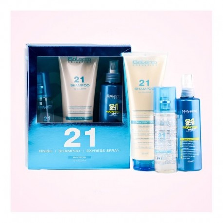 Comprar champu SALERM 21 (SALERM 21 FINISH 125 ML + SALERM 21 CHAMPU 300 ML + SALERM 21 EXPRESS 150 ML) SET