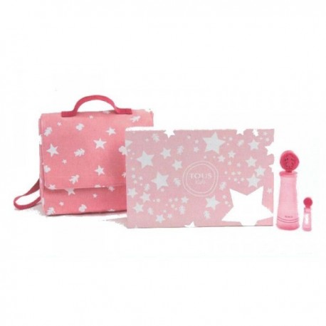 TOUS KIDS GIRL EDT 100 ML + MINIATURA + MOCHILA TOUS SET REGALO