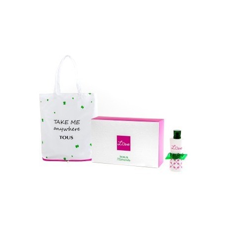 comprar perfumes online TOUS LOVE EDT 90 ML + BOLSA DE TOUS SET REGALO mujer