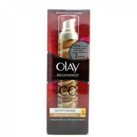 OLAY REGENERIST CC CREAM COMPLEXION 50 ML COLOR OSCURO