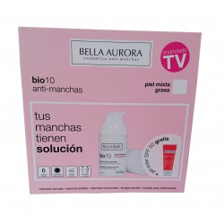 BELLA AURORA SET BIO10 ANTIMANCHAS P.MIXTA-GRASA + FLUIDO SOLAR SPF 30 GRATIS