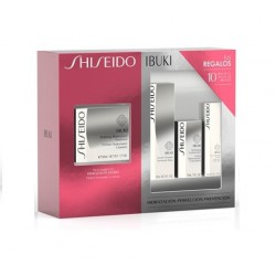 SHISEIDO IBUKI MOISTURIZER ENRICHED CREAM 50 ML + LIMPIADOR 30 ML + EYE CREAM 5 ML + SOFT. 15 ML SET