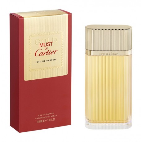 comprar perfumes online CARTIER MUST GOLD EDP 100 ML mujer