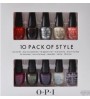 OPI THE PERFECT TEN EDICION COCA COLA (10 LACAS DE UÑAS) SET