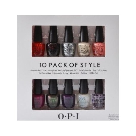 OPI THE PERFECT TEN EDICION COCA COLA (10 LACAS DE UÑAS) SET