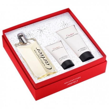 comprar perfumes online hombre CARTIER DECLARATION EDT 100 ML + AFTER SHAVE EMULSION 50 ML + SHAMPOO 100 ML SET REGALO