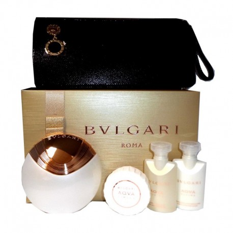 comprar perfumes online BVLGARI AQVA DIVINA EDT 65 ML + B/L 50 ML + JABON 50 ML + NECESER SET REGALO mujer