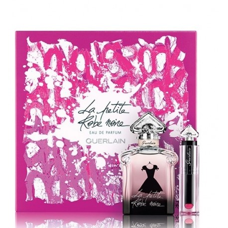 comprar perfumes online GUERLAIN LA PETITE ROBE NOIRE EDP 50 ML + LIPSTICK SET REGALO mujer