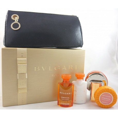 comprar perfumes online BVLGARI OMNIA INDIAN GARNET EDT 65 ML + B/L 50 ML + GEL 50ML + JABON 50 ML + NECESER SET mujer