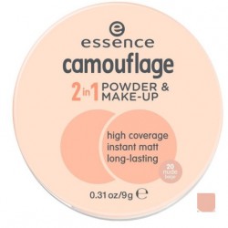 ESSENCE MAQUILLAJE Y POLVOS CAMOUFLAGE 2 EN 1 20 NUDE BEIGE