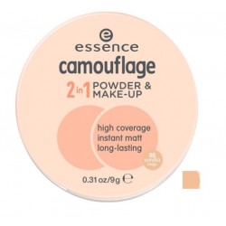 ESSENCE MAQUILLAJE Y POLVOS CAMOUFLAGE 2 EN 1 30 VANILLA BEIGE