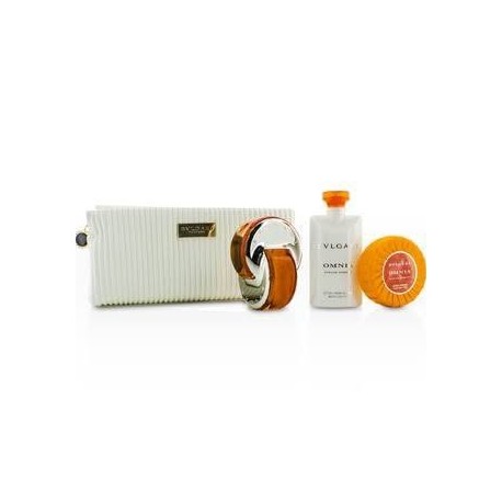 comprar perfumes online BVLGARI OMNIA INDIAN GARNET EDT 65 ML + B/L 75 ML + SOAP 75 GR + NECESER SET mujer