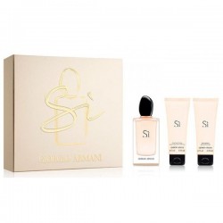 GIORGIO ARMANI SI EDP 50 ML + B/L 75 ML + GEL 75 ML SET REGALO