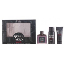 comprar perfumes online hombre MANGO REBEL HERO WANTED H.E. EDT 100 ML + DEO VAPO 150 ML + A/S LOTION 150 ML SET