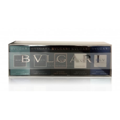comprar perfumes online hombre BVLGARI THE MEN'S MINIATURAS X 5 SET REGALO