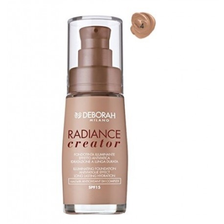 DEBORAH LIQUID FOUNDATION RADIANCE CREATOR 4 APRICOT 30 ML