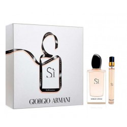 comprar perfumes online GIORGIO ARMANI SI EDP 100 ML + MINIATURA 10 ML SET REGALO mujer