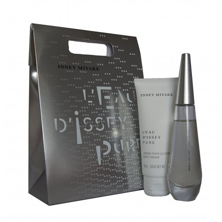 comprar perfumes online ISSEY MIYAKE L´EAU D´ISSEY PURE EDP 30 ML + BODY CREAM 75 ML SET mujer