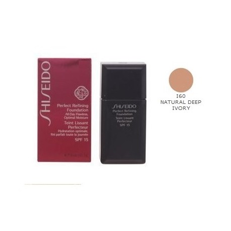 SHISEIDO PERFECT REFINING FOUNDATION 30 ML COLOR I60 NATURAL DEEP IVORY