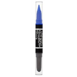 RIMMEL LONDON MAGNIFEYES PEN + EYE LINER DARK SIDE OF BLUE 004 3.25G