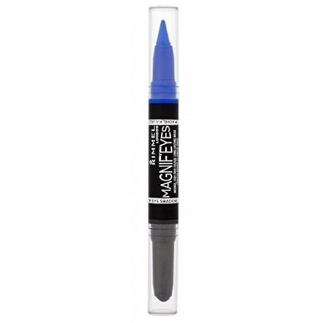 RIMMEL LONDON MAGNIFEYES PEN + EYE LINER DARK SIDE OF BLUE 004 3.25G