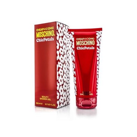 comprar perfumes online MOSCHINO CHEAP & CHIC CHIC PETALS SHOWER GEL 200 ML mujer