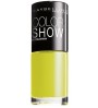 MAYBELLINE ESMALTE DE UÑAS COLOR SHOW 754 POW GREEN 7ML danaperfumerias.com