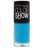 MAYBELLINE ESMALTE DE UÑAS COLOR SHOW 654 SUPER POWER BLUE 7ML