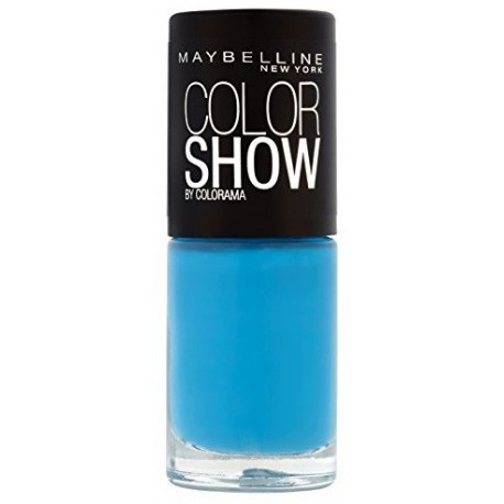 MAYBELLINE ESMALTE DE UÑAS COLOR SHOW 654 SUPER POWER BLUE 7ML