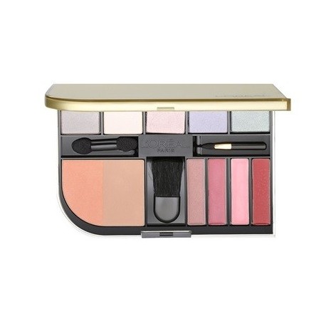 L'ORÉAL MAKE UP PALETTE EYESHADOW+LIPSTICKS & BLUSH PARIS BEAUTY 16G