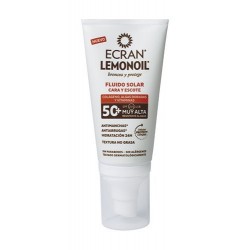 ECRAN SUN FLUIDO SOLAR CARA & ESCOTE SPF 50+ 50 ML