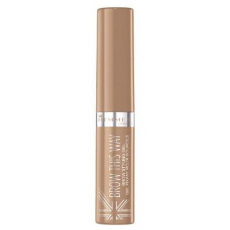 RIMMEL LONDON BROW THIS WAY EYEBROW GEL BLONDE 001 5ML
