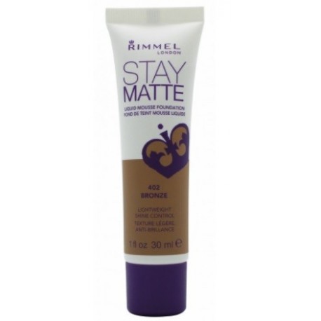 RIMMEL LONDON FOUNDATION STAY MATTE MOUSSE BRONZE 402 30ML