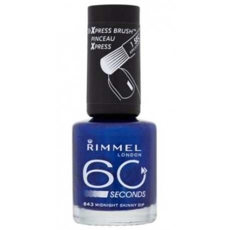 RIMMEL LONDON 60 SECOND MIDNIGHT SKINNY DIP 843 8ML