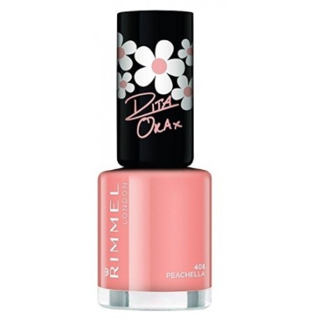 RIMMEL LONDON NAIL POLISH RITA ORA PEACHELLA 408 8ML