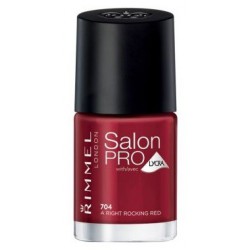 RIMMEL LONDON NAIL POLISH SALON PRO A RIGHT ROCKING RED 704 12ML