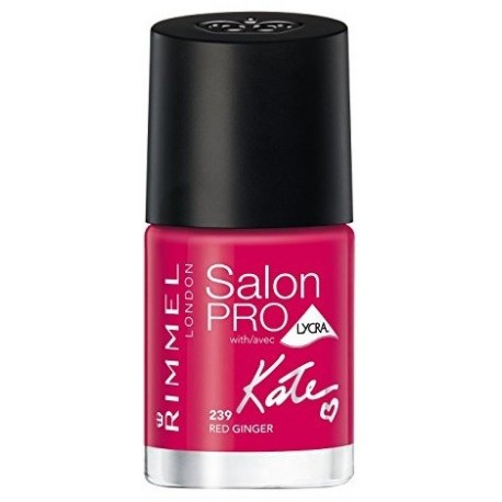 RIMMEL LONDON NAIL POLISH SALON PRO RED GINGER 239 12ML