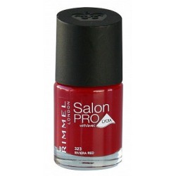 RIMMEL LONDON NAIL POLISH SALON PRO RIVIERA RED 323 12ML