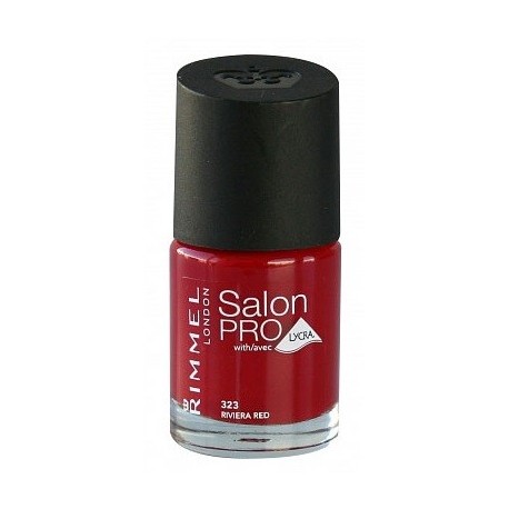 RIMMEL LONDON NAIL POLISH SALON PRO RIVIERA RED 323 12ML