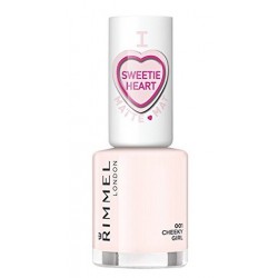 RIMMEL LONDON NAIL POLISH SWEETIE HEART MATTE CHEEKY GIRL 001 8ML